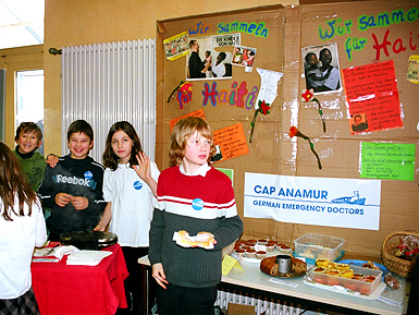 vita37: Benefiz-Aktion f�r CAP ANAMUR, Freie Waldofschule G�ttingen e.V.