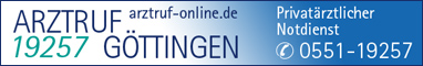 Arztruf Gttingen: 24-Stdn.-Notdienst fr privat Versicherte und Selbstzahler